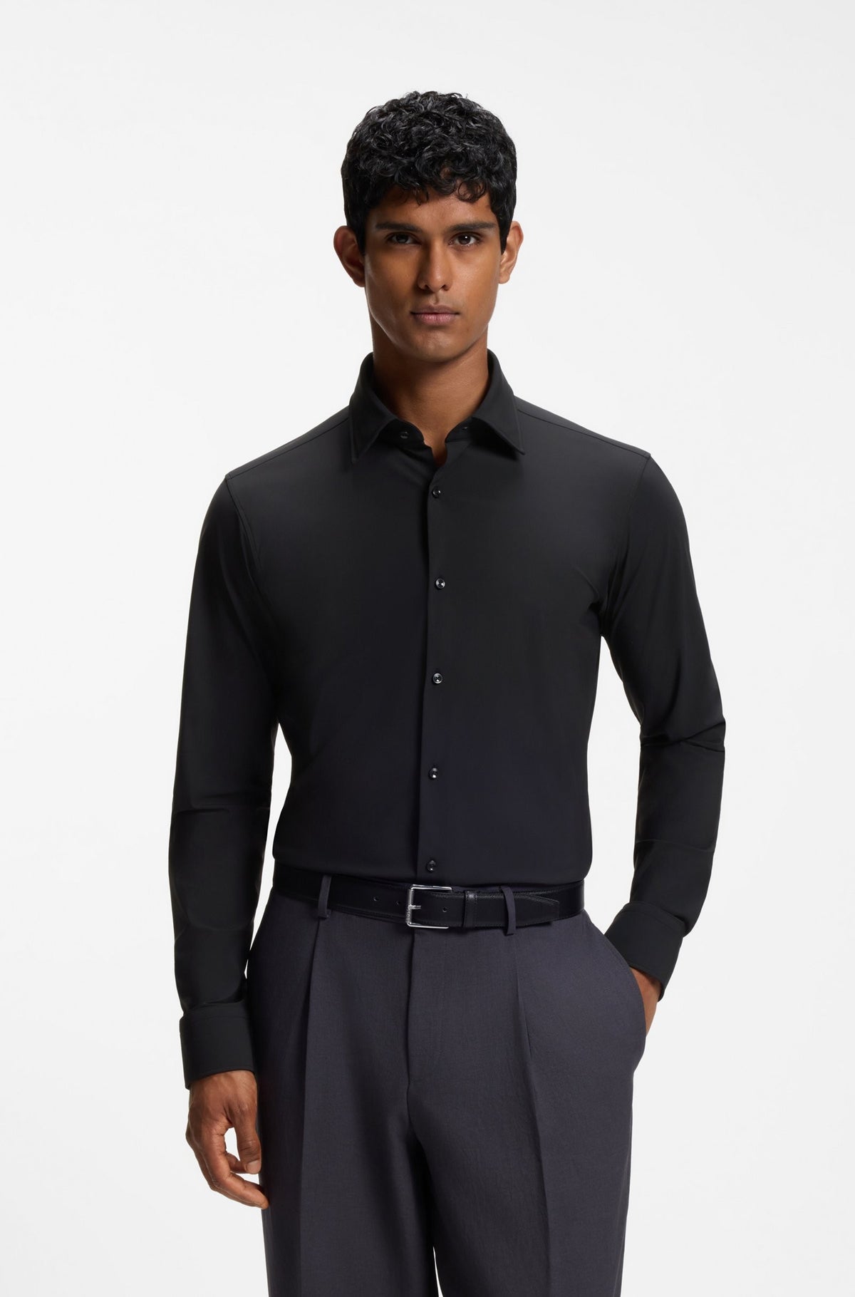Camicia in jersey 50567182 001 BOSS 