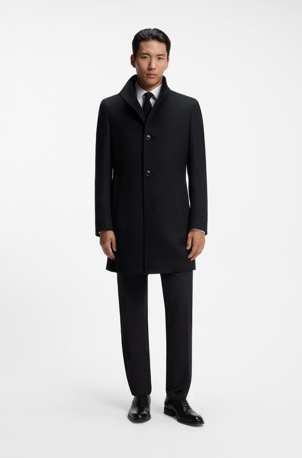 Cappotto con colletto rialzato 50571853 001 BOSS 