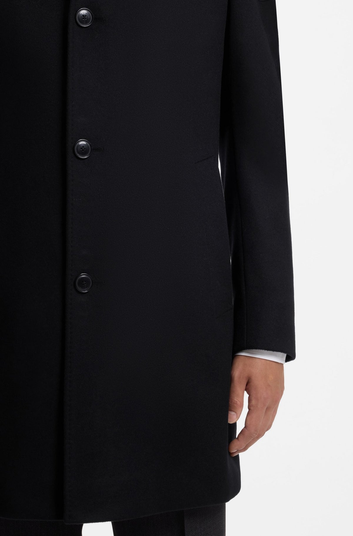Cappotto con colletto rialzato 50571853 001 BOSS 