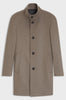 Cappotto con colletto rialzato