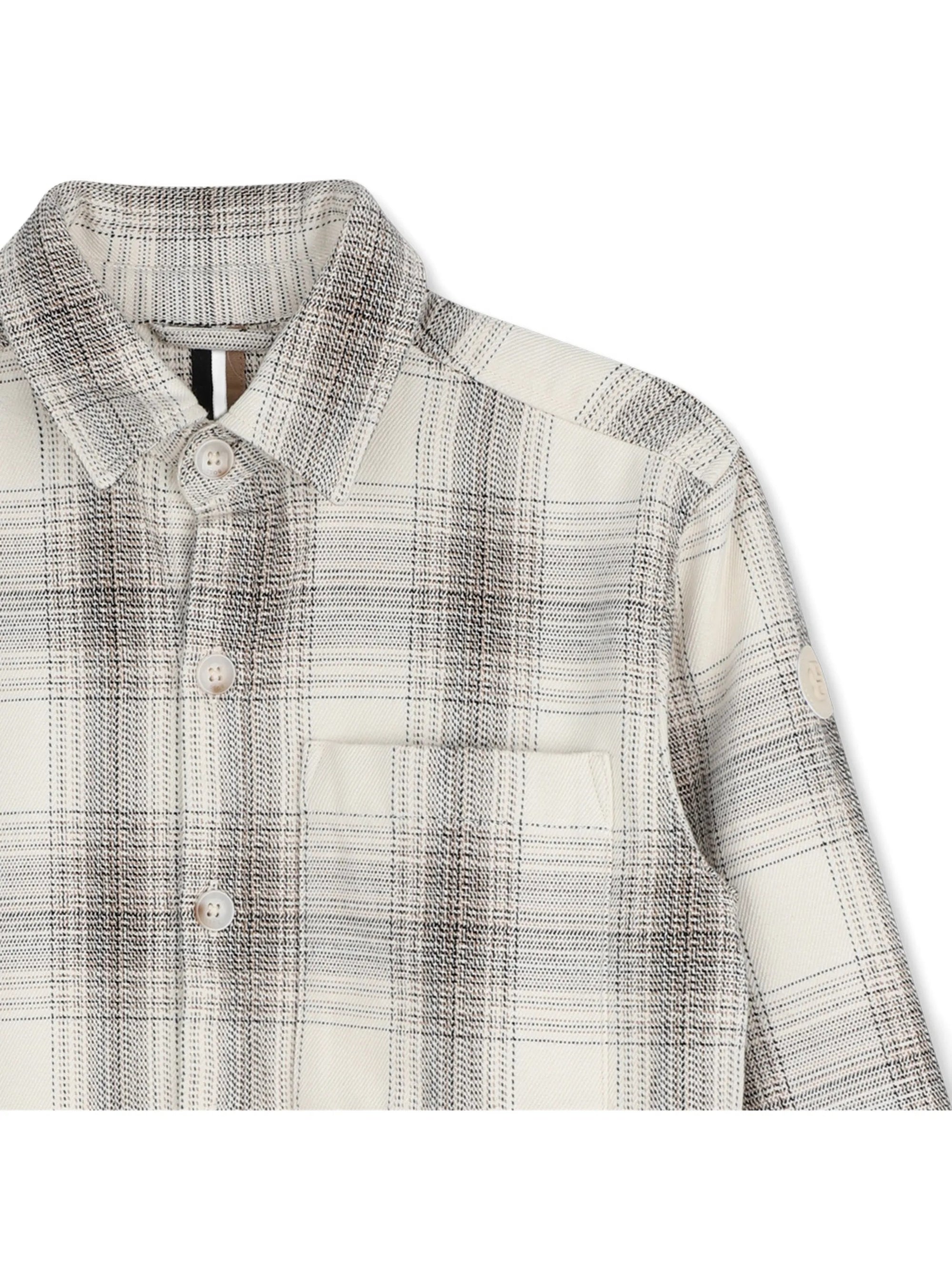 Camicia a quadri con tasca J53364 120 BOSS 