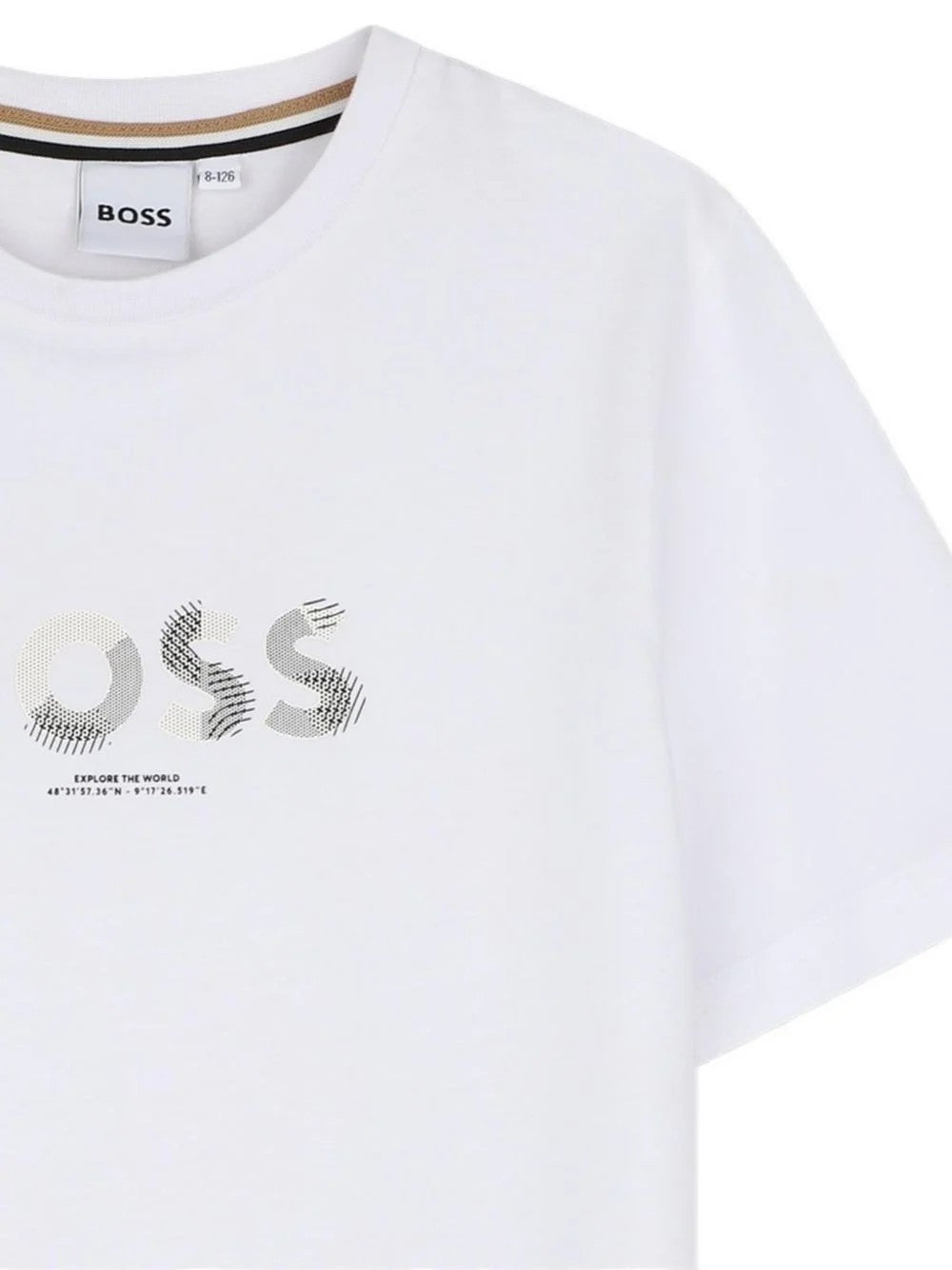 T-shirt con logo J53404 10PB BOSS 