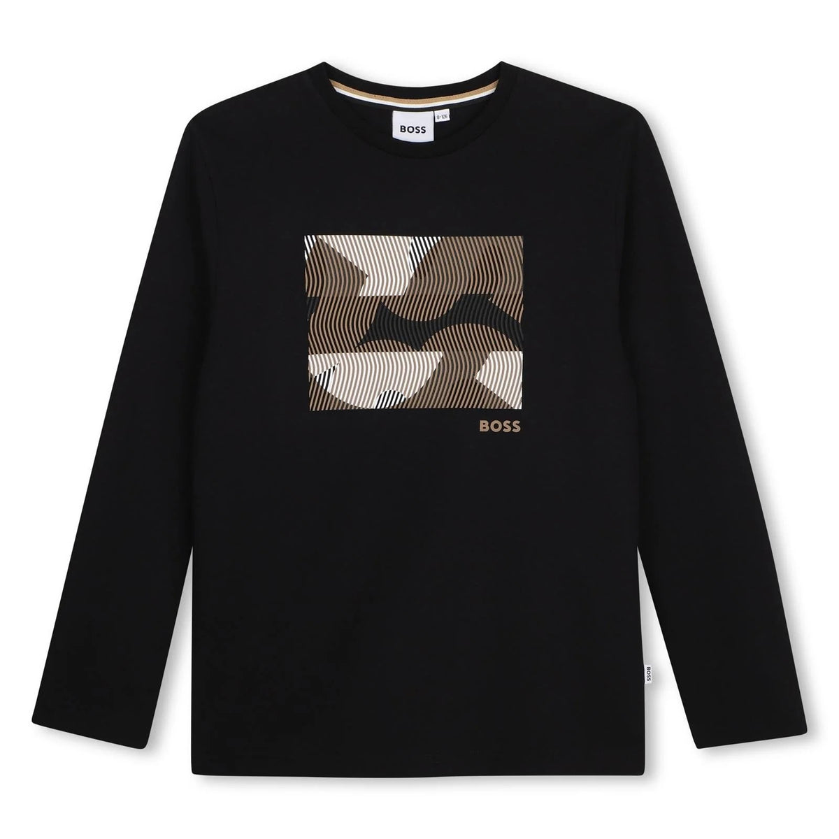 T-shirt con grafica J53406 09B BOSS 
