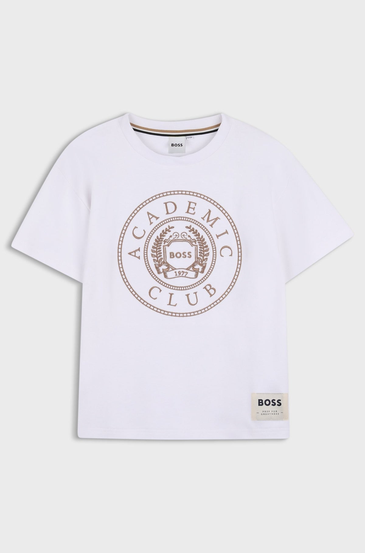 T-shirt ricamata J53411 10P BOSS 