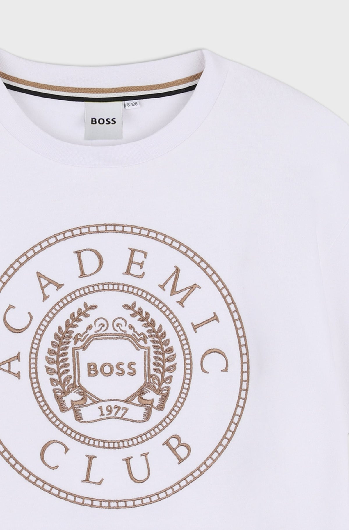 T-shirt ricamata J53411 10PA BOSS 