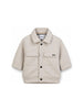 Giubbino per neonato beige con colletto