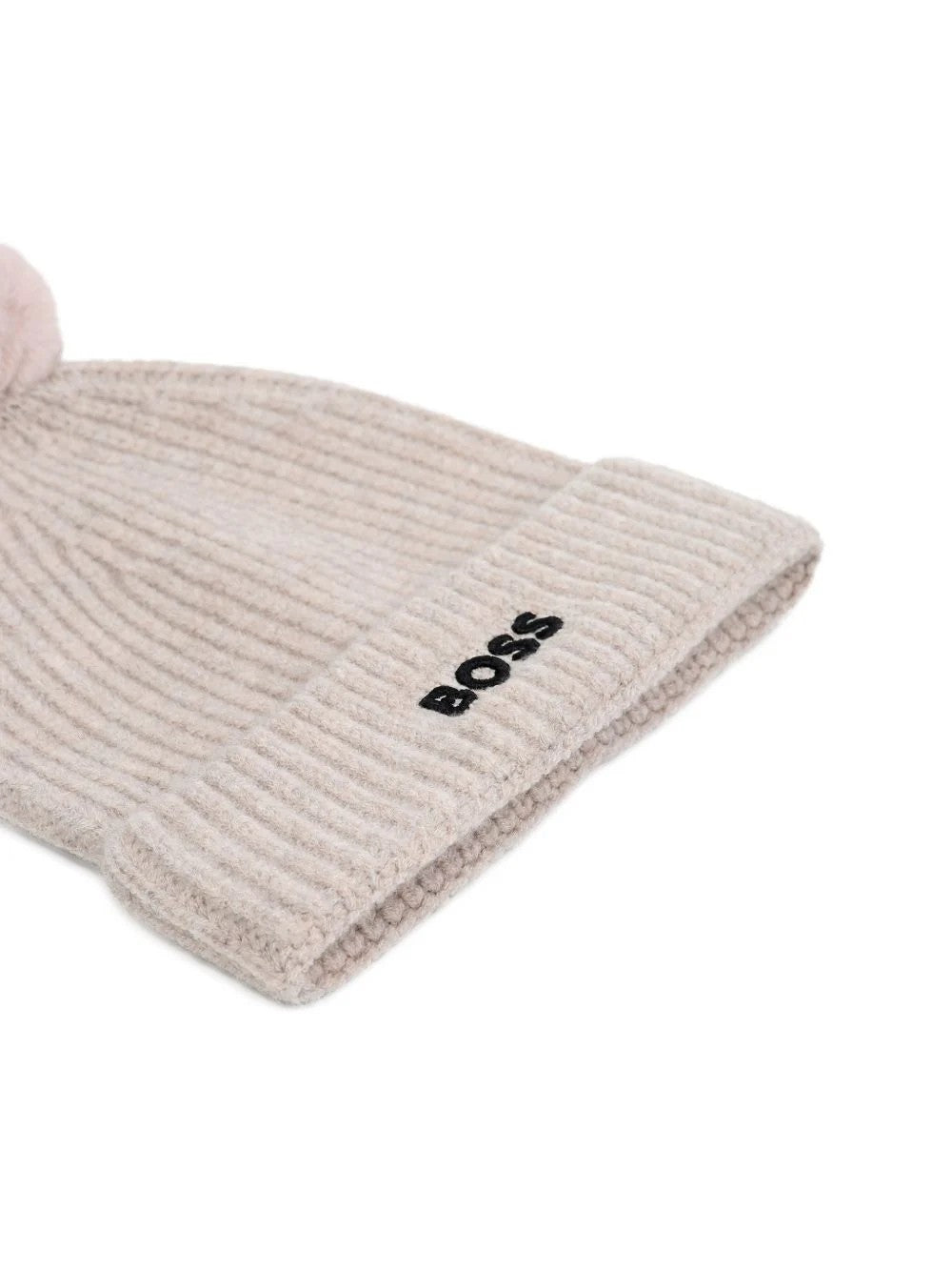 Cappello beige con pompon J53625 B51 BOSS 