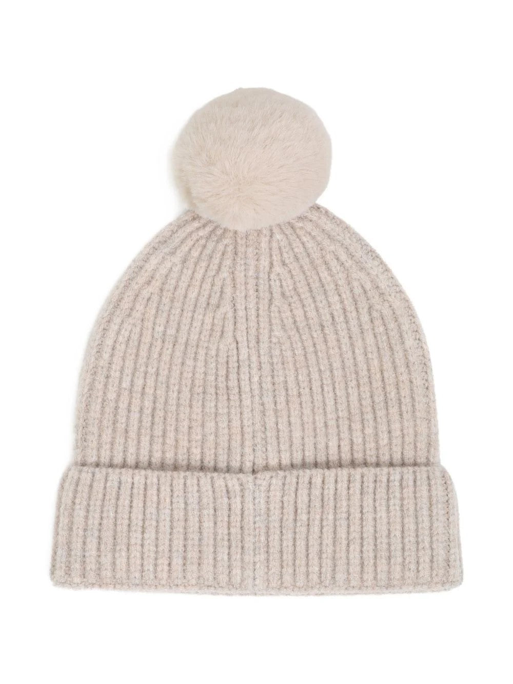Cappello beige con pompon J53625 B51 BOSS 