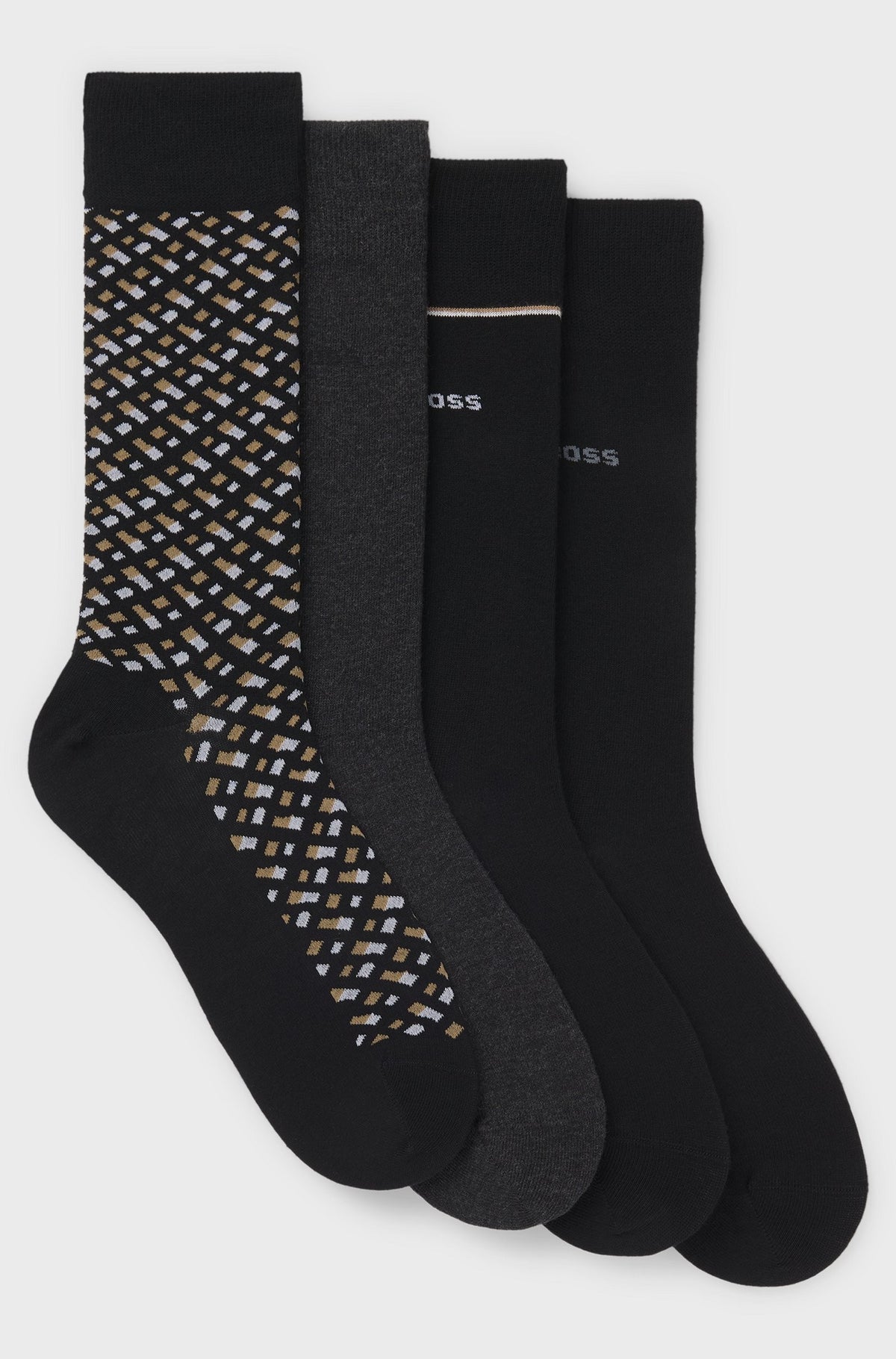 Calze in confezione da quattro 50524322 002 BOSS ACCESSORIES 