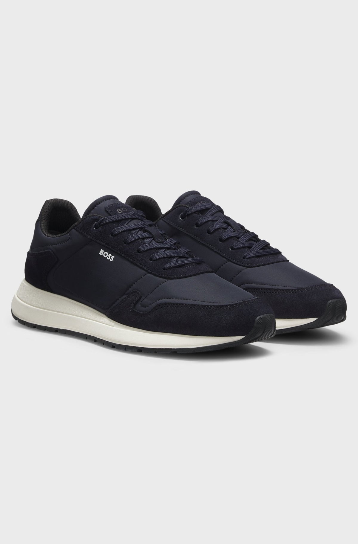 Sneakers in pelle scamosciata 50568945 401 BOSS SHOES 