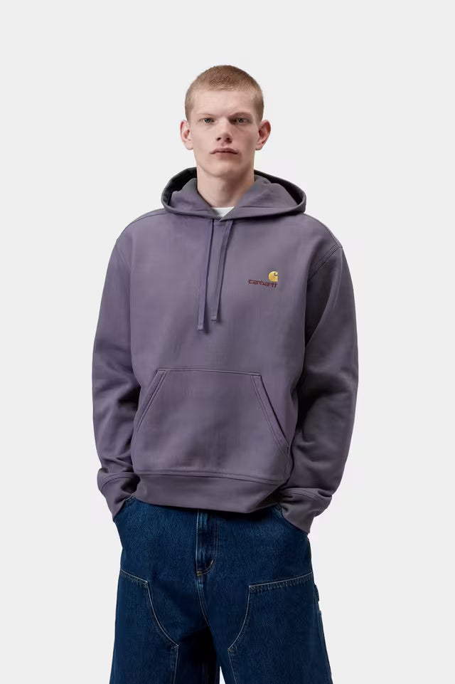 Hooded American Script Sweatshirt I028279 3RIXX CARHARTT WIP 