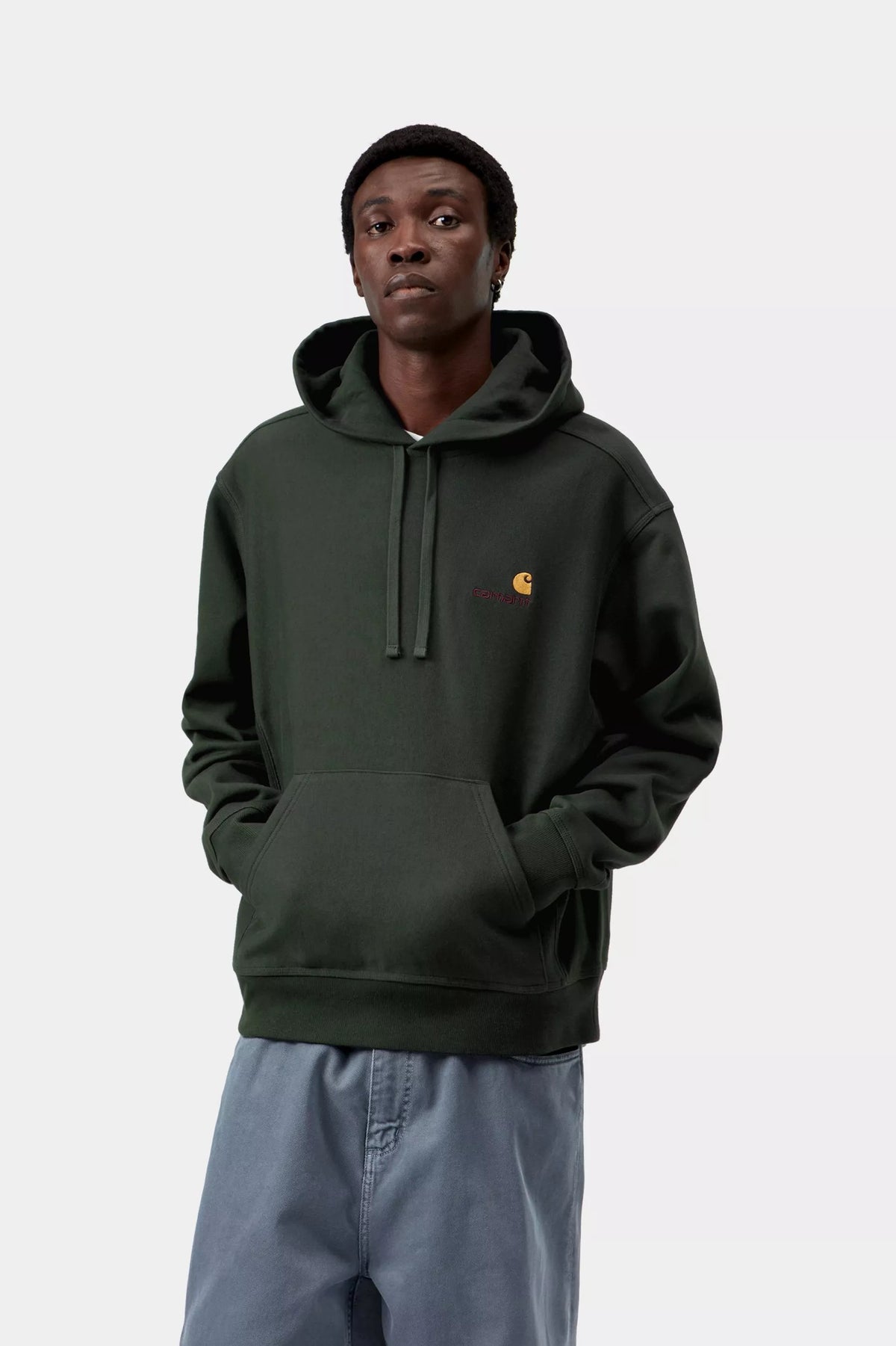 Hooded american script sweatshirt I028279 3T6XX CARHARTT WIP 
