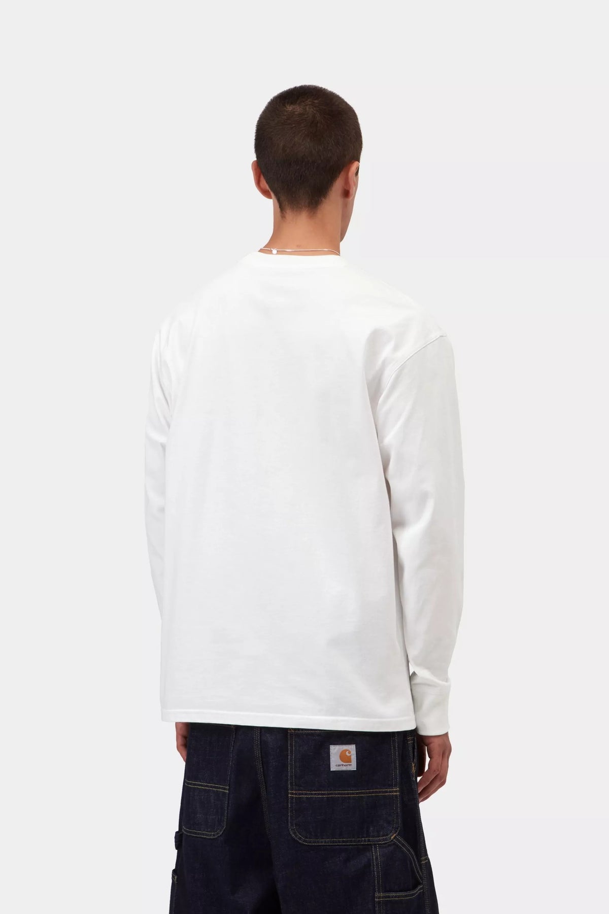 L/S american script t-shirt I029955 02XX CARHARTT WIP 
