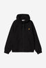 Hooded american script jacket
