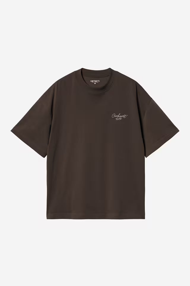 S/S signature script t-shirt I033828 3XBXX CARHARTT WIP 