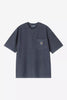 Short-sleeve loose pocket t-shirt