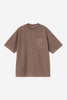 S/S loose pocket t-shirt