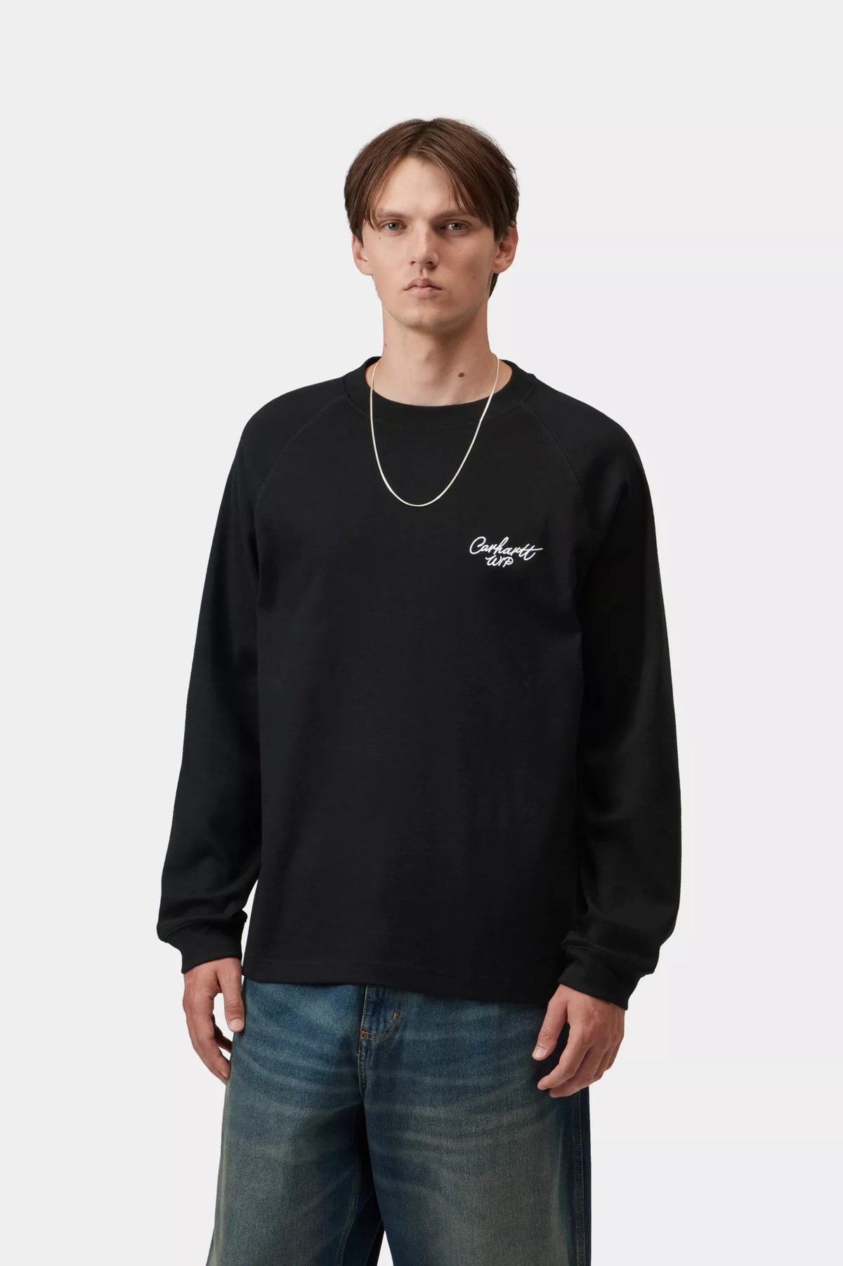 L/S signature rib t-shirt I037121 0D2XX CARHARTT WIP 