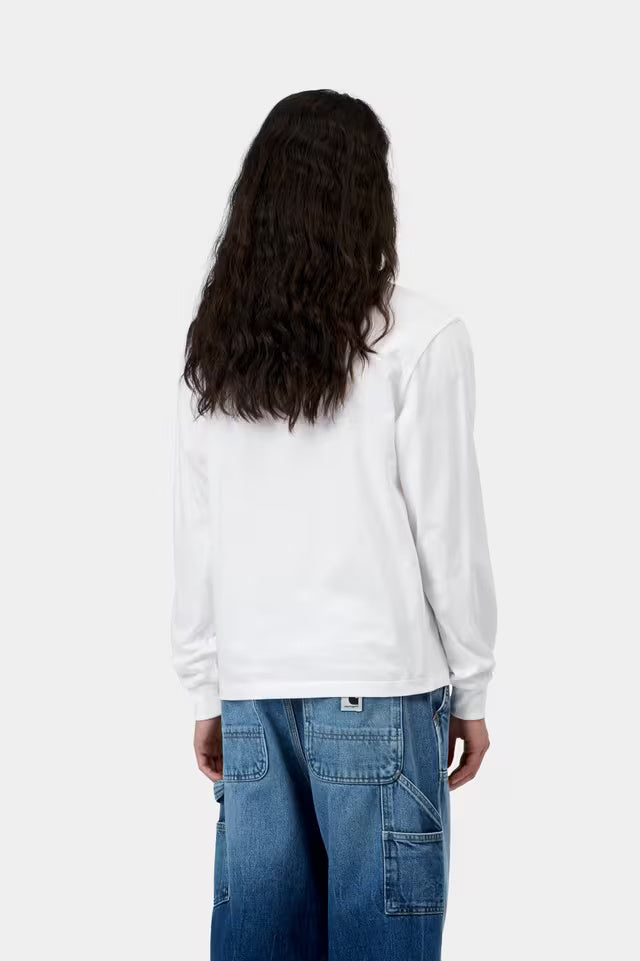 L/s pocket small heart t-shirt I037167 1WZXX CARHARTT WIP 