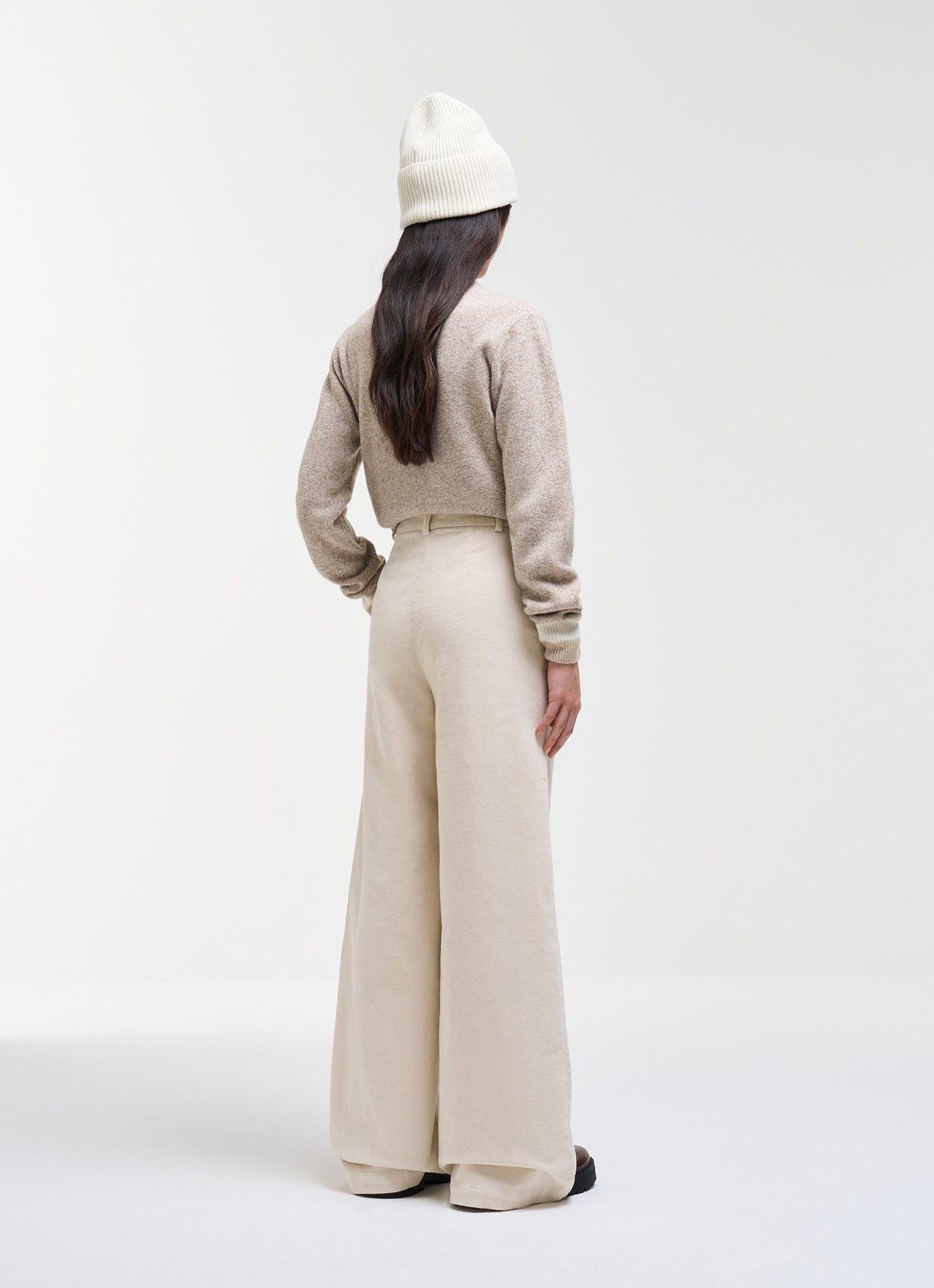 Pantaloni a palazzo in velluto 06000001W3LK 56 COLMAR 