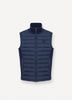 Gilet con inserti in maglia