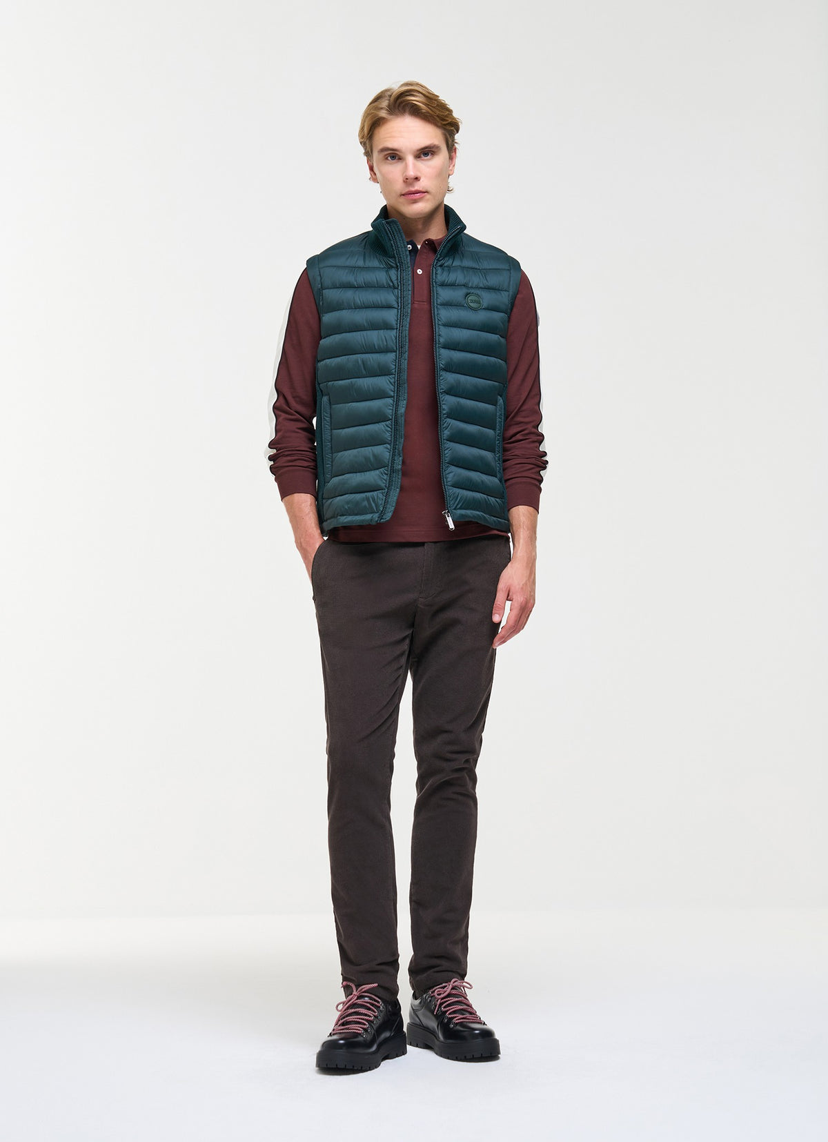 Gilet con inserti in maglia 110000138ZX 789 COLMAR 
