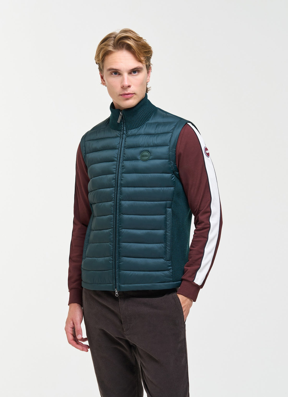 Gilet con inserti in maglia 110000138ZX 789 COLMAR 