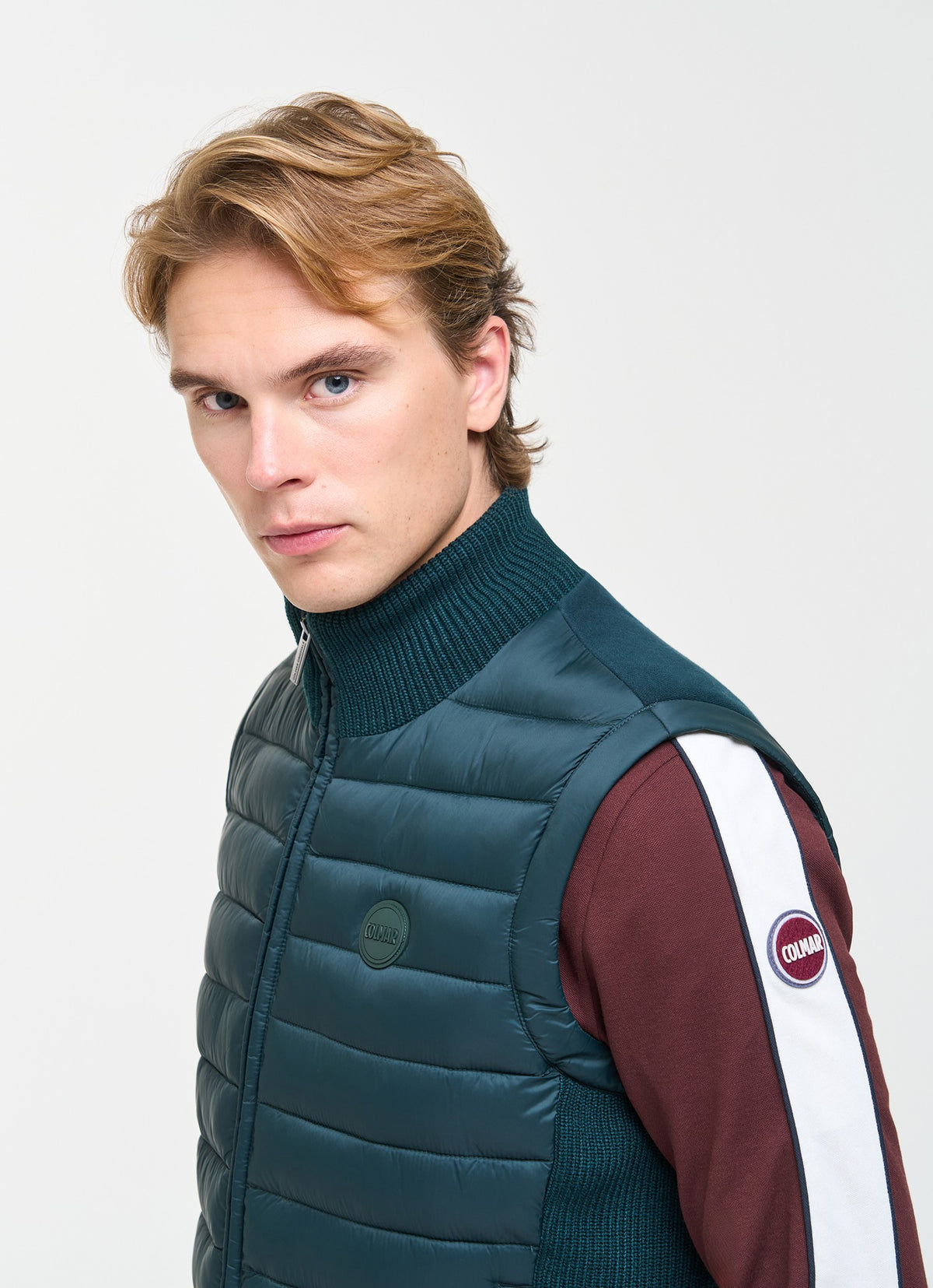 Gilet con inserti in maglia 110000138ZX 789 COLMAR 