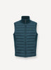 Gilet con inserti in maglia