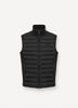 Gilet con inserti in maglia