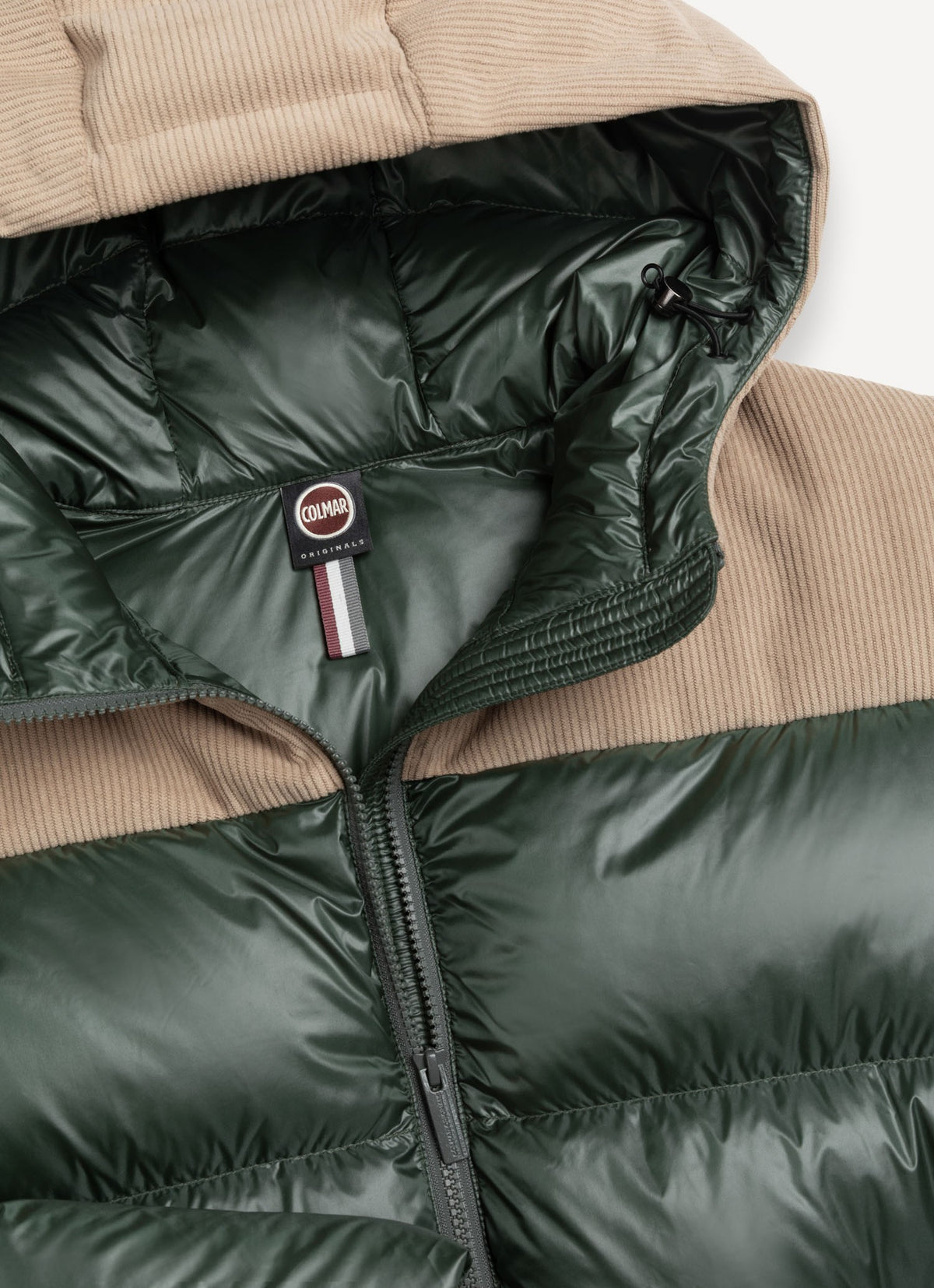 Piumino con inserti in velluto 120000209YN 498 COLMAR 