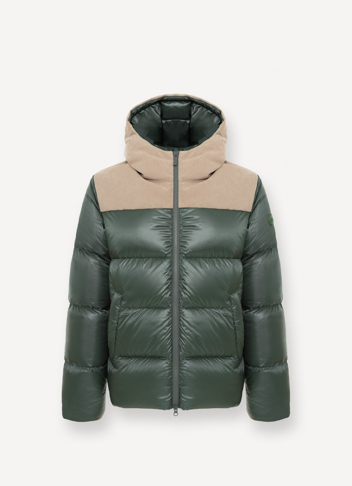 Piumino con inserti in velluto 120000209YN 498 COLMAR 