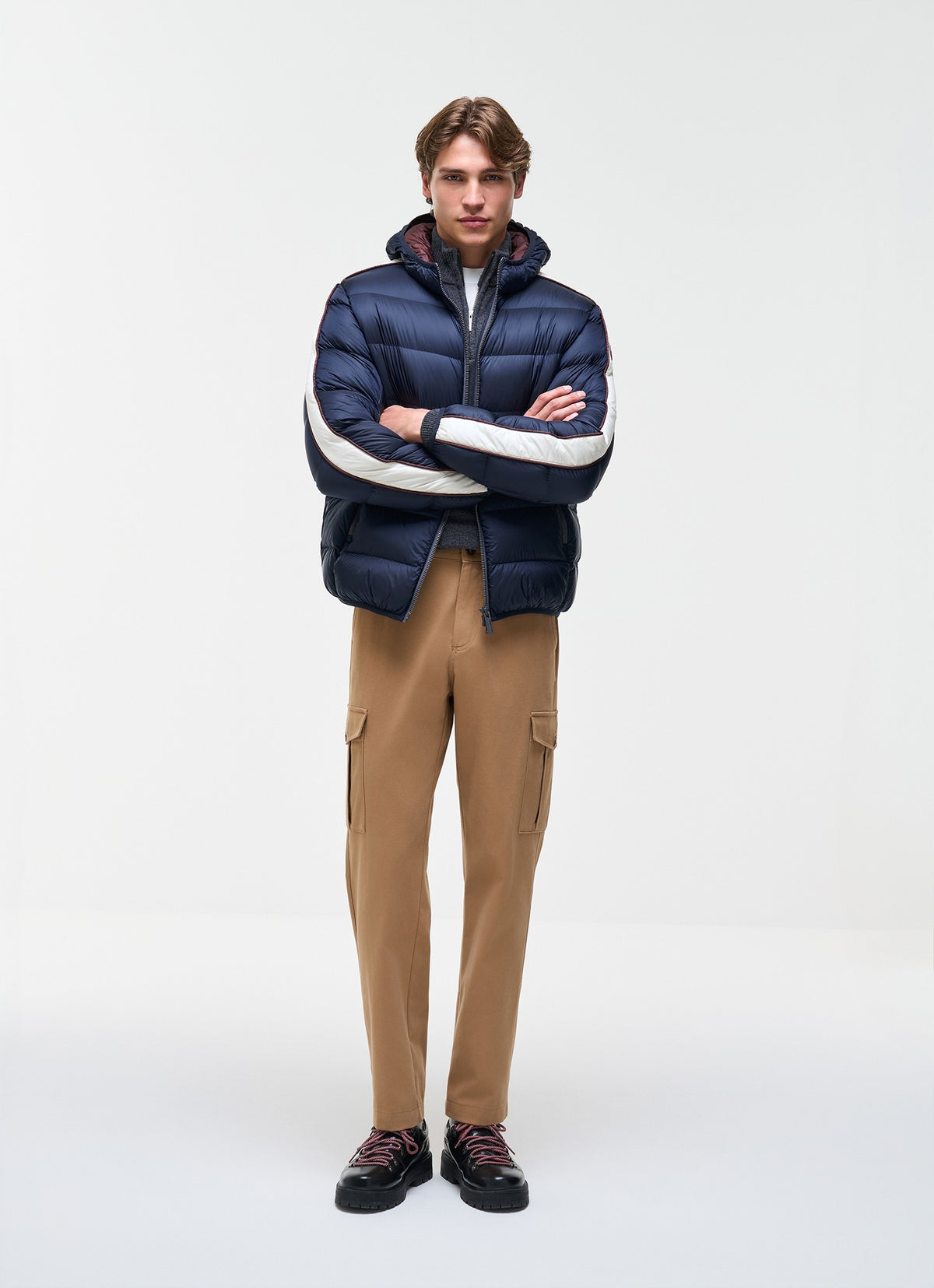 Piumino Heritage con cappuccio 120000223JQ 68 COLMAR 