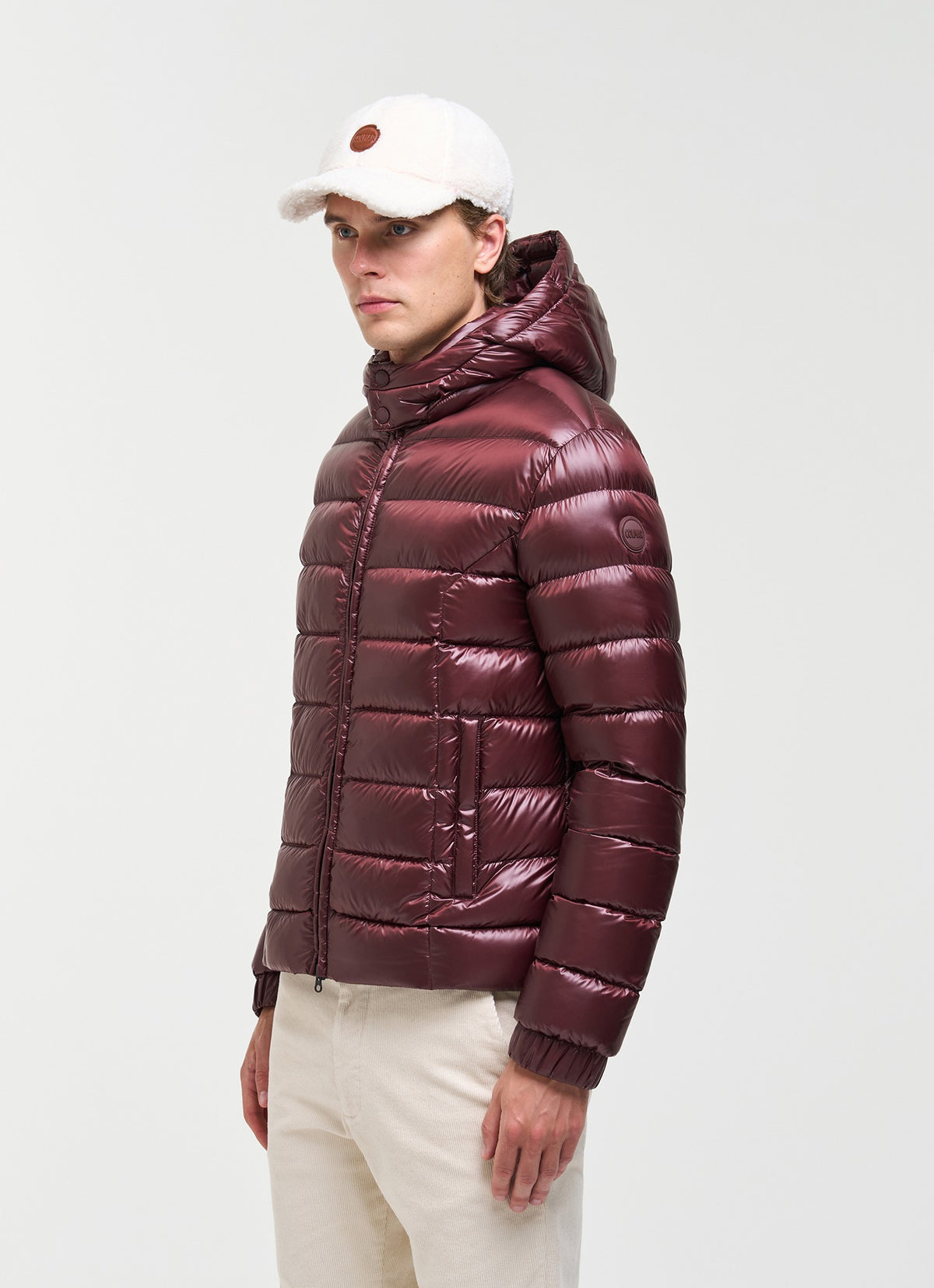 Piumino lucido con cappuccio staccabile 12000071R2ZO 257 COLMAR 