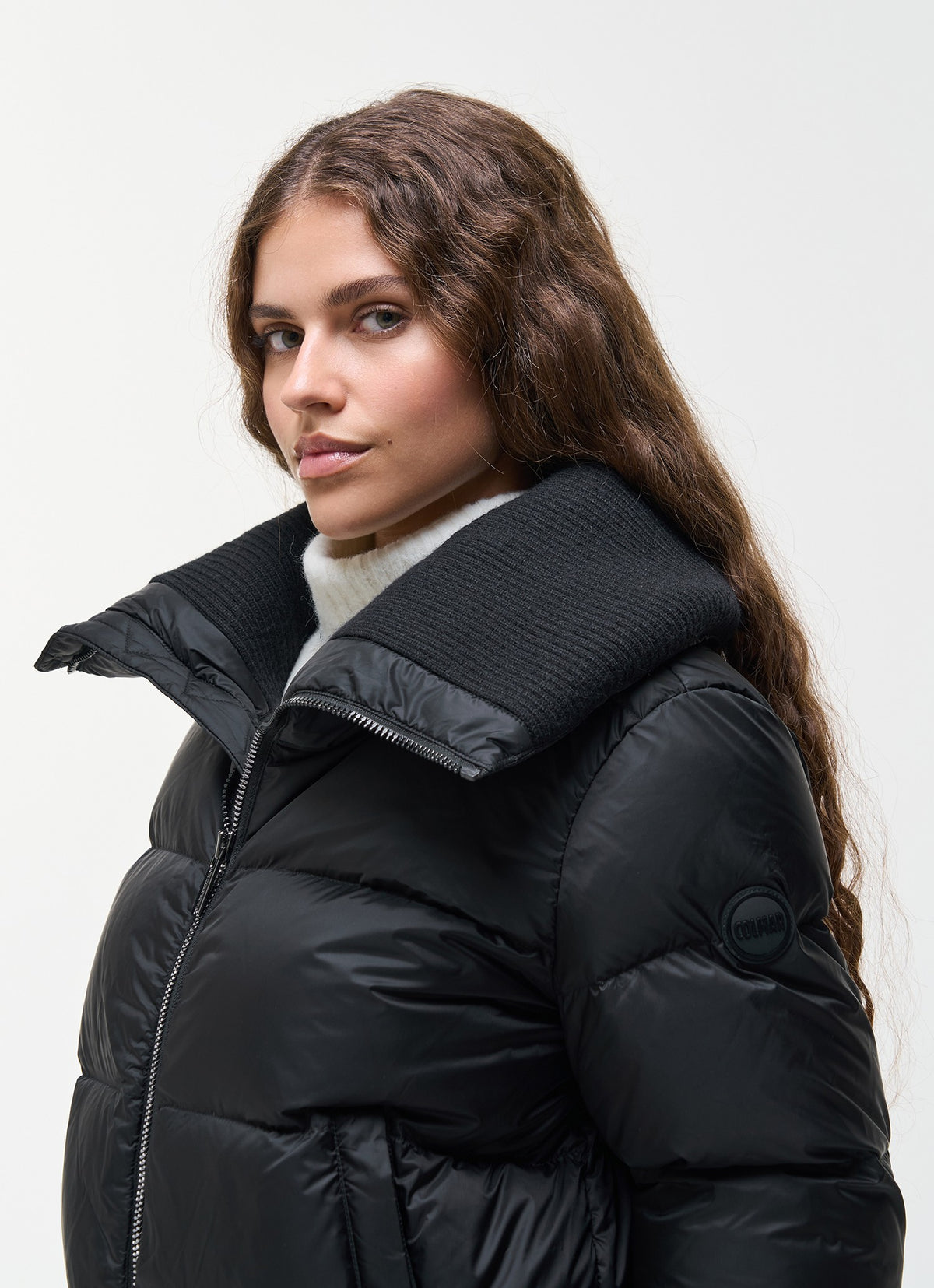 Piumino crop con collo ampio 220000172YO 99 COLMAR 