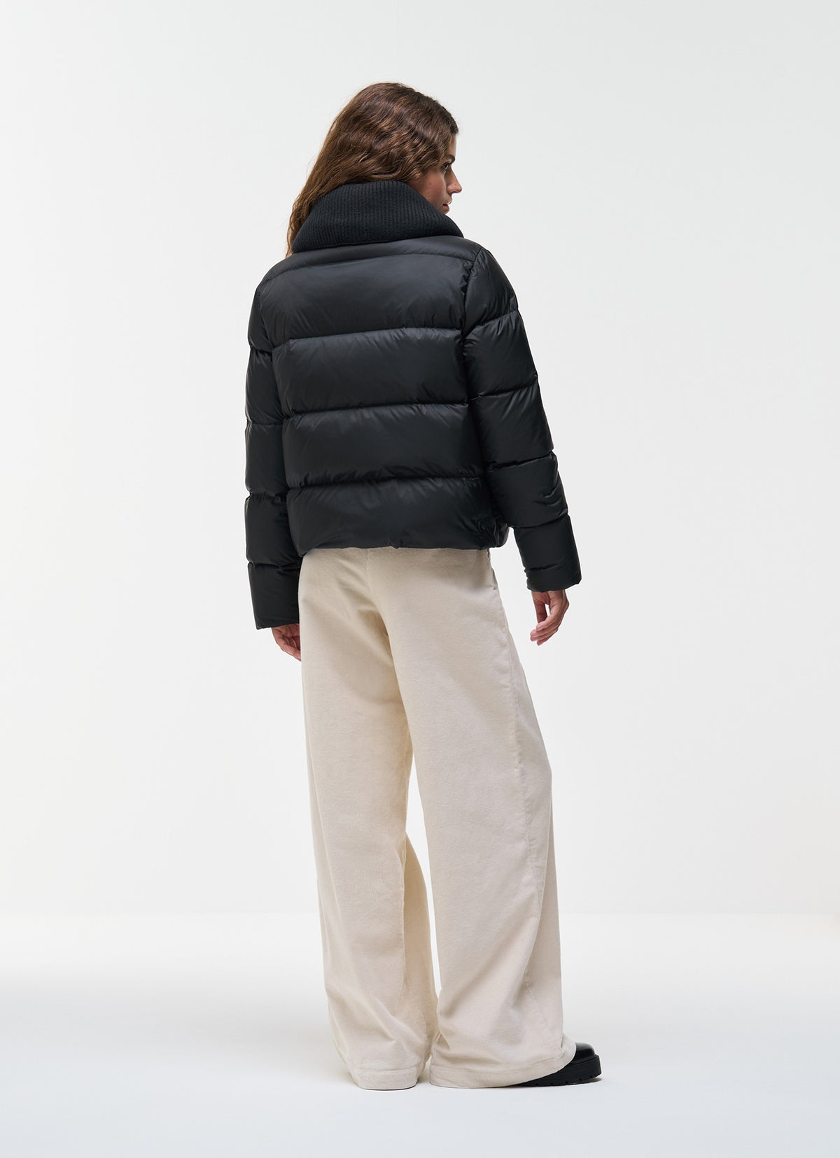 Piumino crop con collo ampio 220000172YO 99 COLMAR 