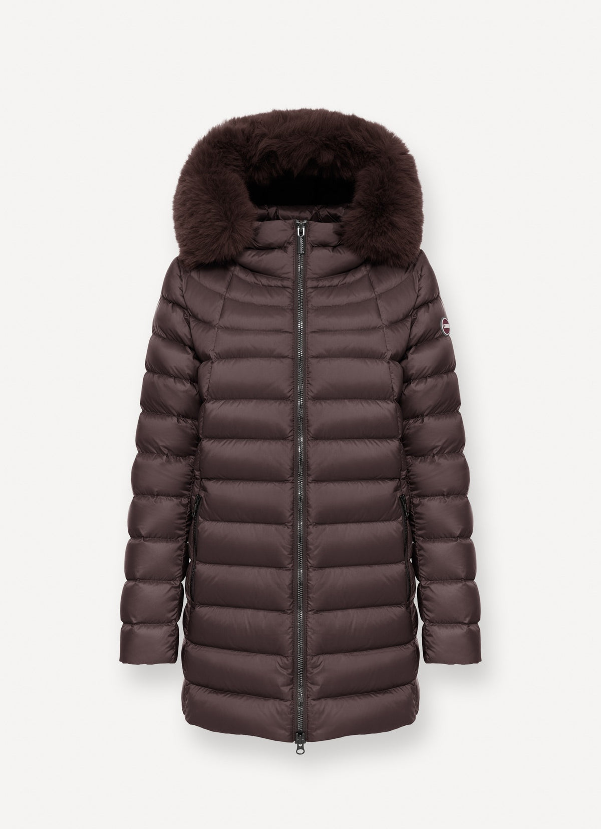 Piumino a trapezio con pelliccia sintetica 22000033E2YO 790 COLMAR 