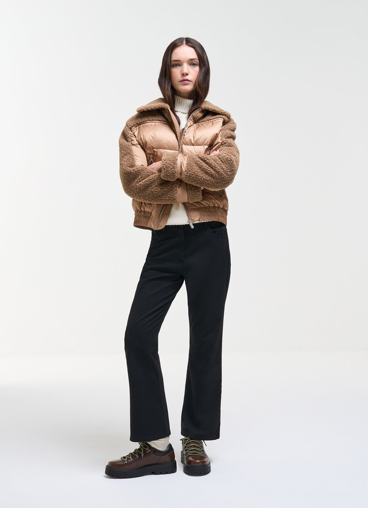 Bomber con inserti teddy 220000342YO 636 COLMAR 