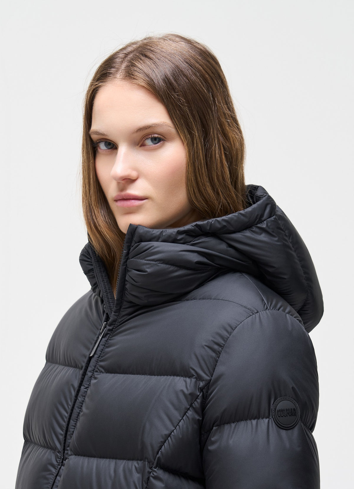 Piumino lungo opaco con cappuccio 220000432XX 99 COLMAR 