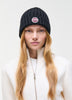 Cappello a coste con risvolto unisex