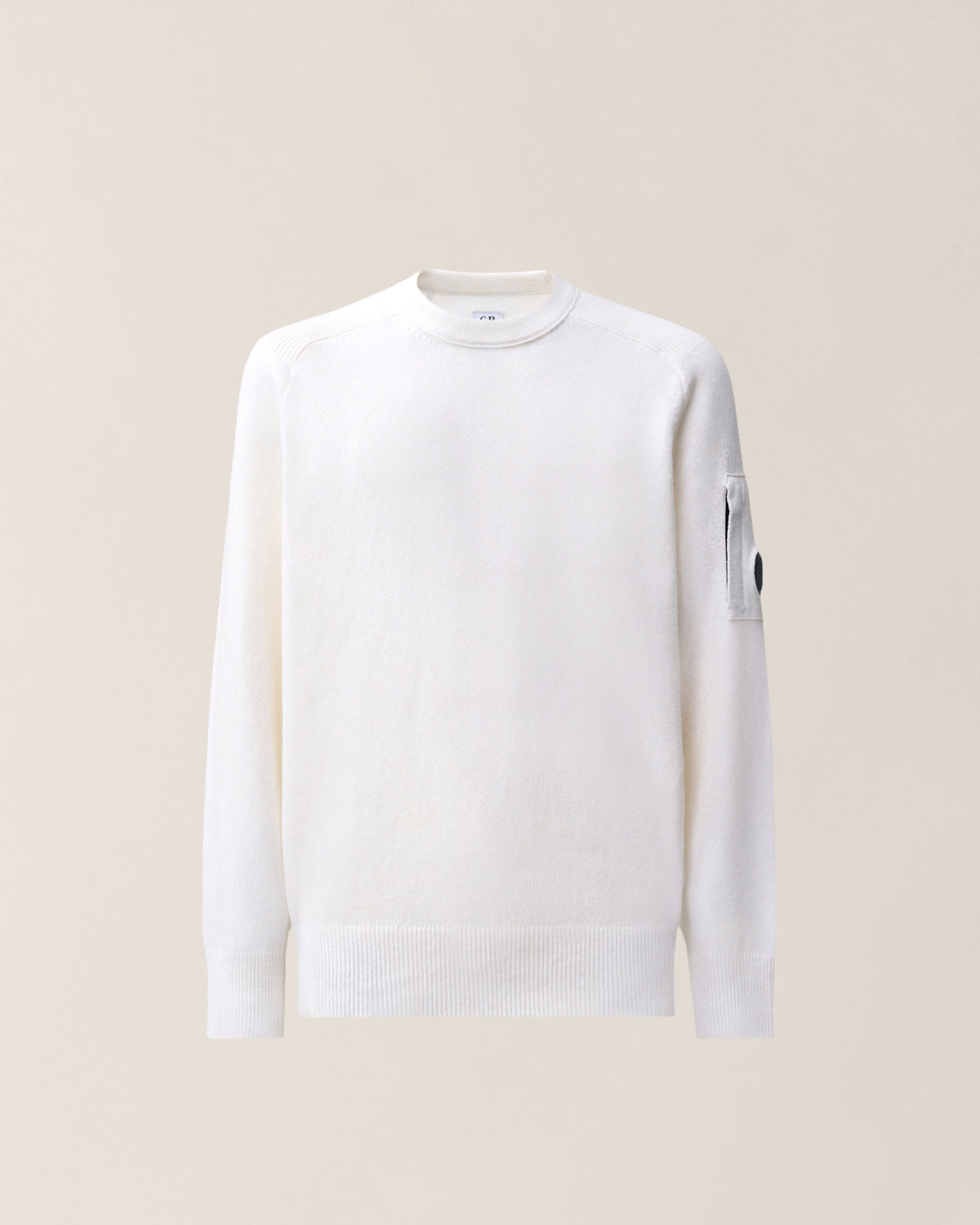 Lambswool Lens Crewneck Sweater 21CMKN085A 103 C.P. COMPANY 