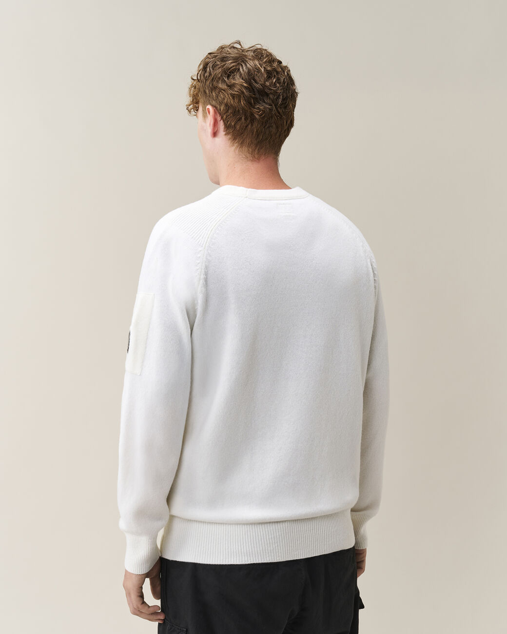Lambswool Lens Crewneck Sweater 21CMKN085A 103 C.P. COMPANY 