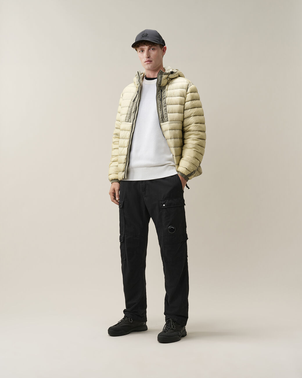 Lambswool Lens Crewneck Sweater 21CMKN085A 103 C.P. COMPANY 