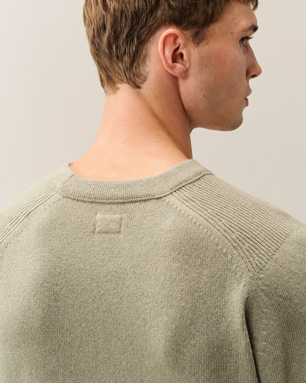 Lambswool Lens Crewneck Sweater 21CMKN085A 356 C.P. COMPANY 