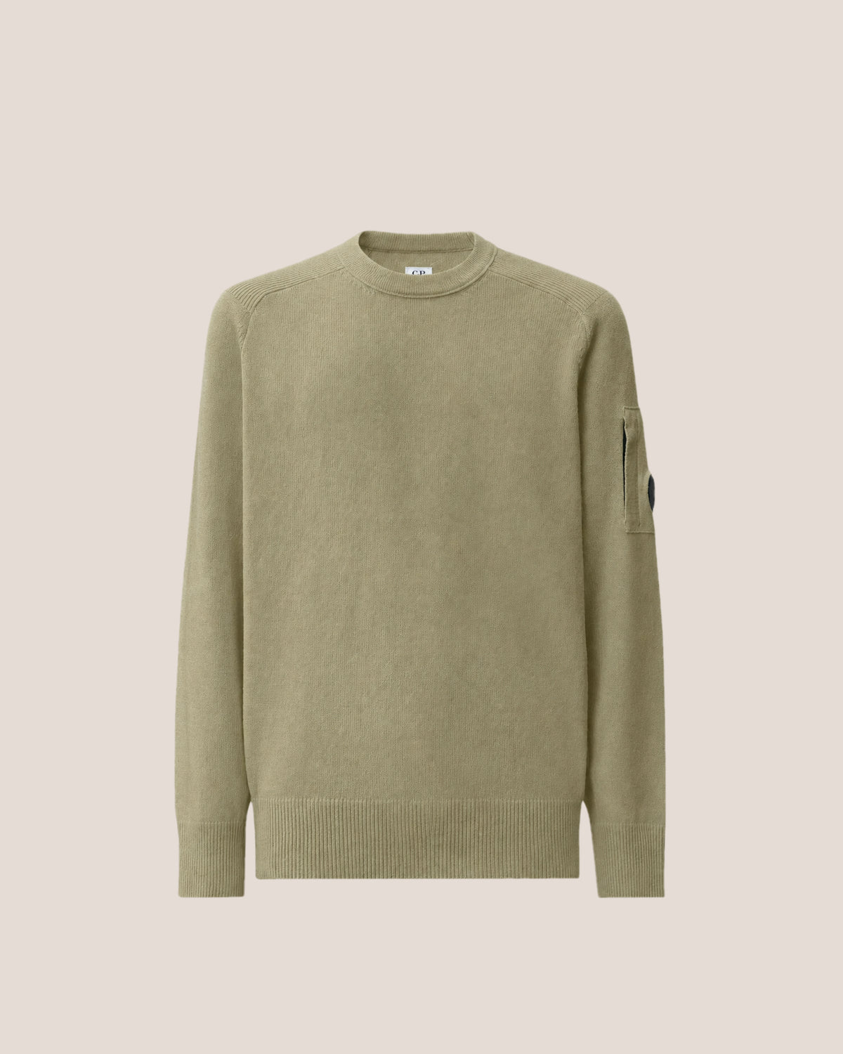 Lambswool Lens Crewneck Sweater 21CMKN085A 356 C.P. COMPANY 