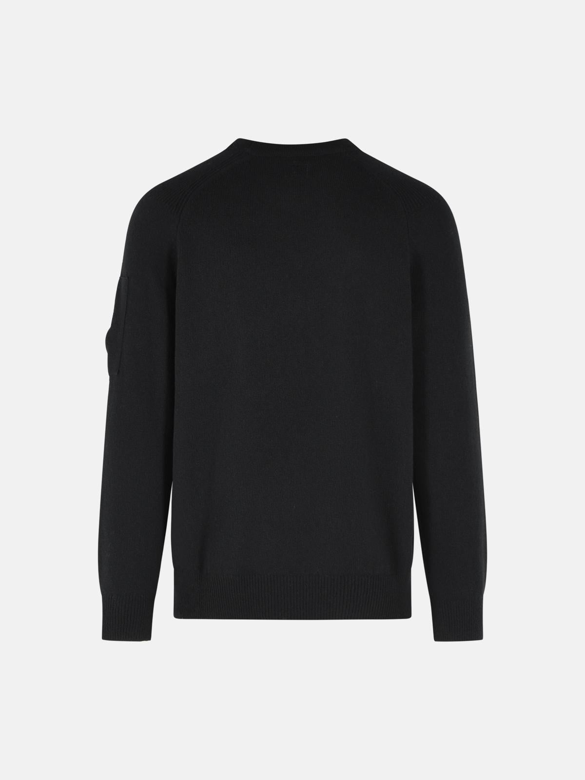 Lambswool Lens Crewneck Sweater 21CMKN085A 999 C.P. COMPANY 