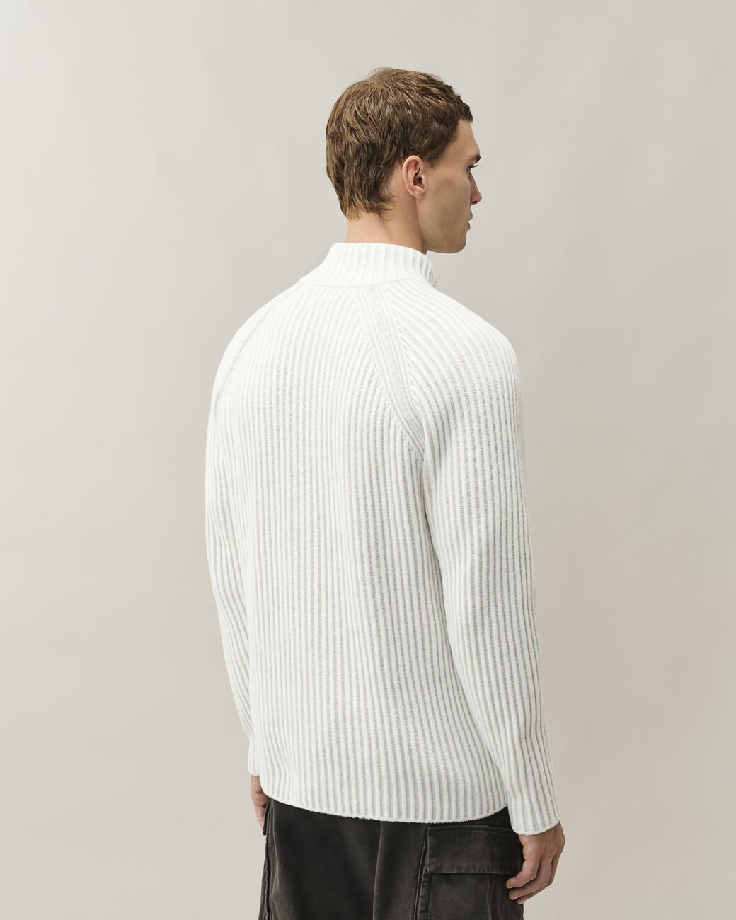 Fleece Knit Lens Full Zip Cardigan 21CMKN300A M12 C.P. COMPANY 