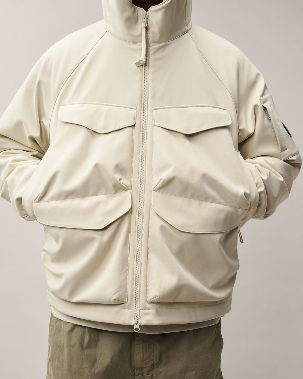 C.P. Shell-R Padded Hooded Lens Jacket 21CMOW004A 120 C.P. COMPANY 
