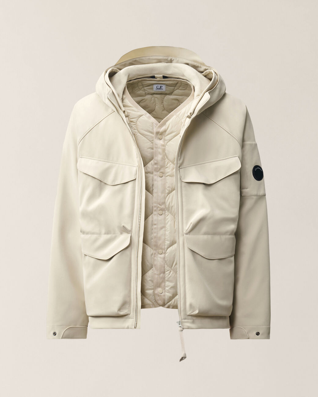 C.P. Shell-R Padded Hooded Lens Jacket 21CMOW004A 120 C.P. COMPANY 