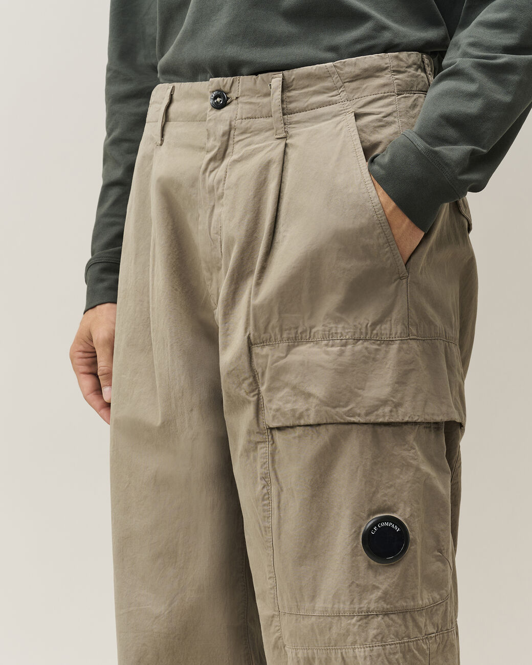 Micro-Reps Boxy Pleats Cargo Pants 21CMPA111A 356 C.P. COMPANY 